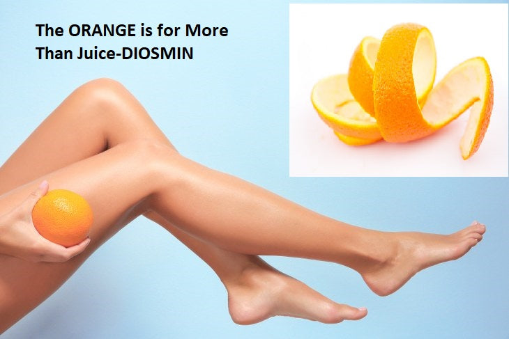 The ORANGE is for More Than Juice-DIOSMIN Protects the Veins and Beyond - By Dallas Clouatre, PhD