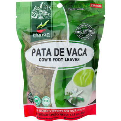 Cow's foot Loose (Pata de Vaca) Leaf Tea | 100% All-Natural Bauhinia forficata Leaves from Peru traditionally used to promotes overall health and well-being | 1.41oz (40g)