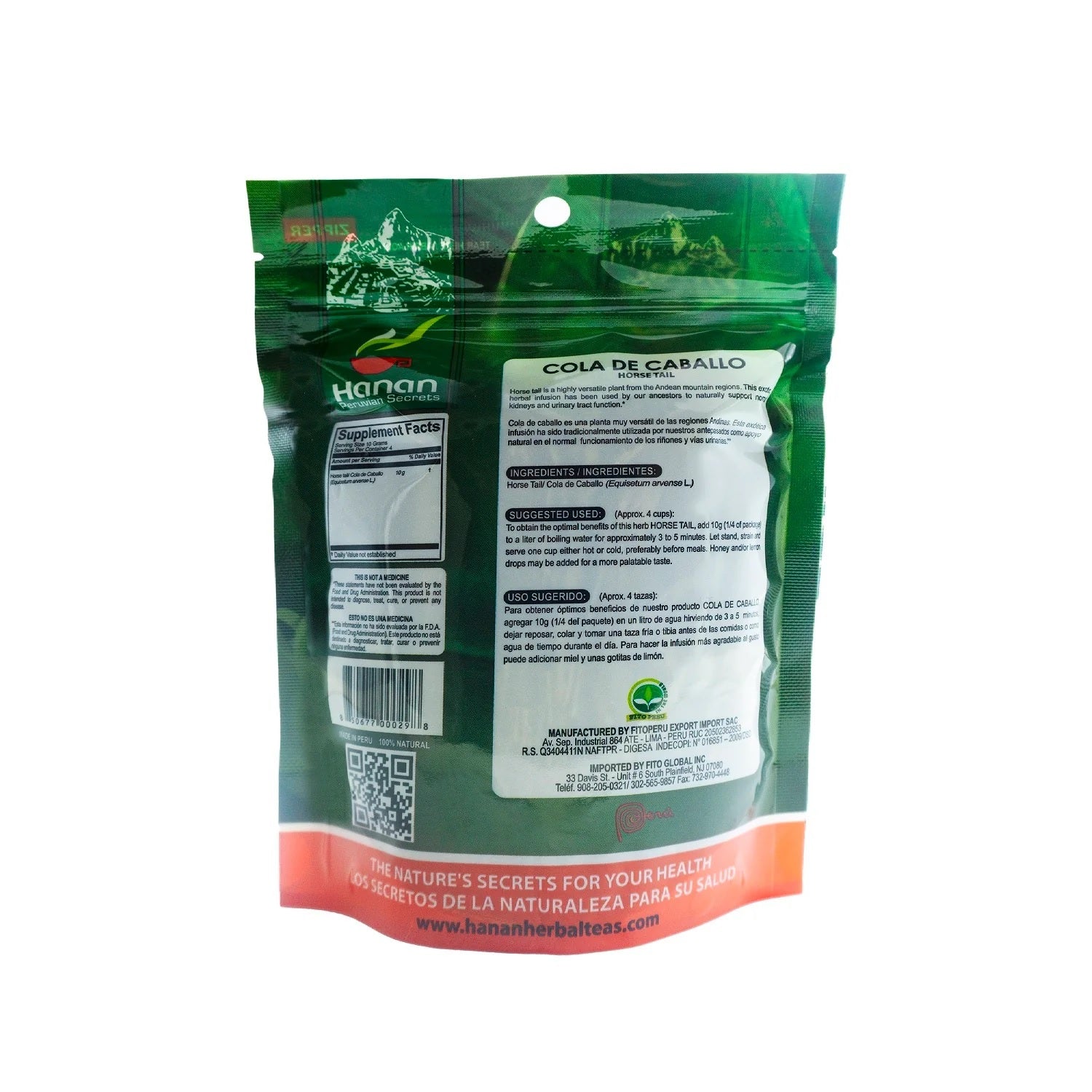 Horsetail -  Cola de Caballo Herbal Tea | 100% Natural Horsetail | 1.41oz / 40g | Supports Healthy Urinary Tract, Prostate, Skin, Hair, and Nails