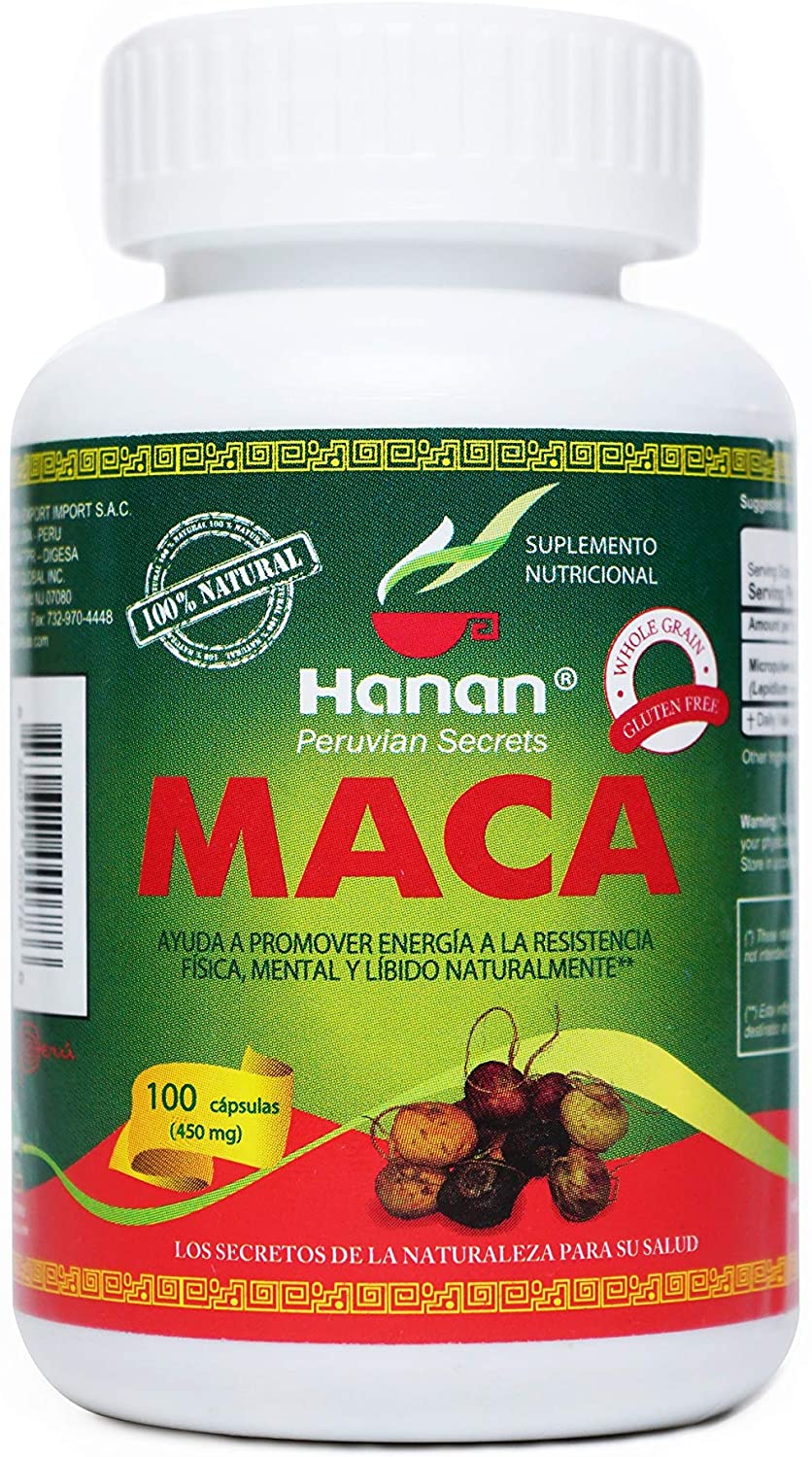 Mighty Maca Roots: Organic Herbal Capsules for Vitality and Hormonal Balance