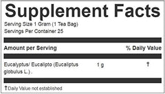 Eucalyptus Leaves Natural Tea (25 Tea Bags ) Alleviate Seasonal Respiratory Discomfort