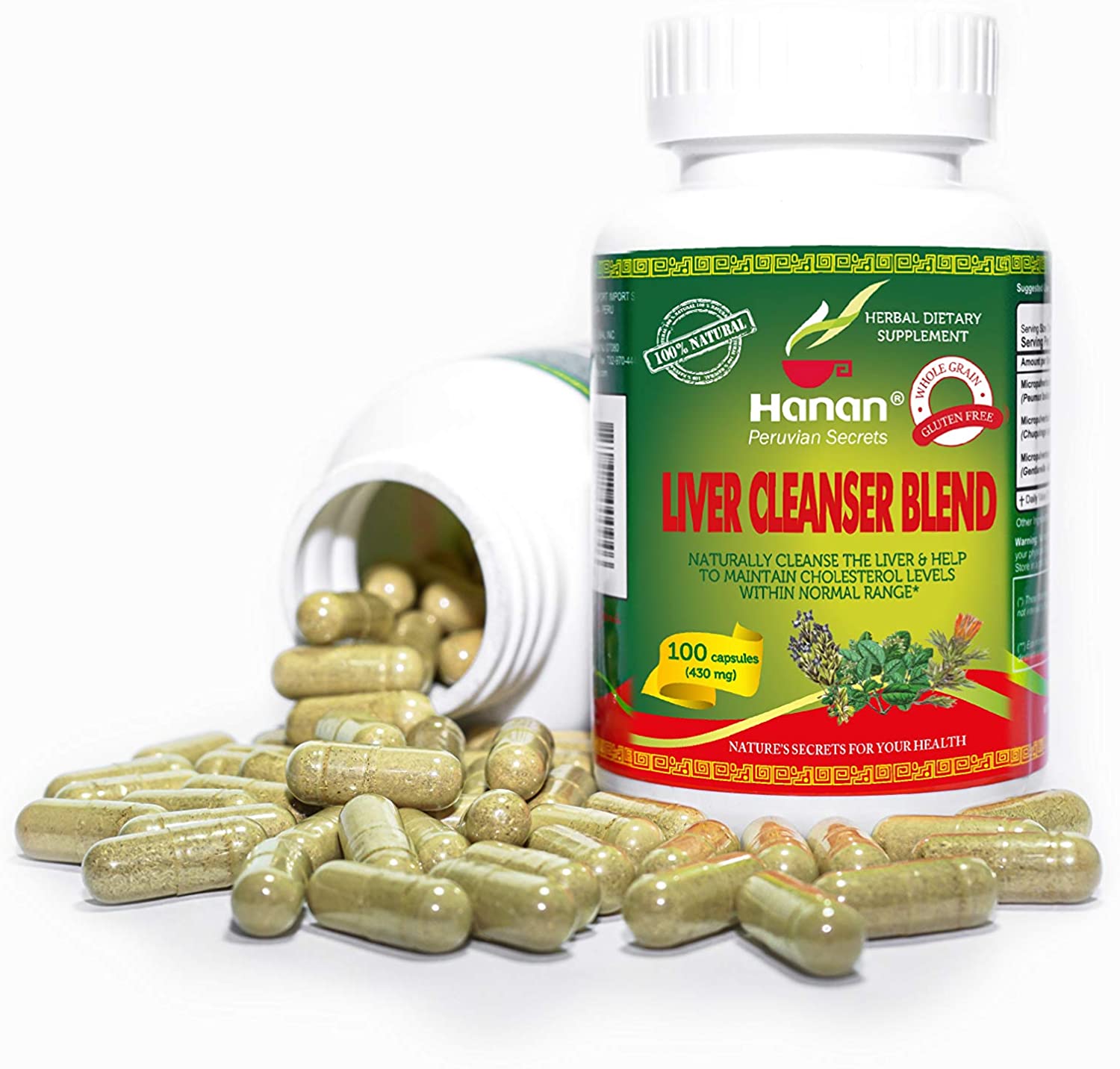 Hanan Higasan Liver Cleanser Blend | 100 Capsules | Naturally Aids in Supporting Healthy Liver Function & Healthy Cholesterol Levels