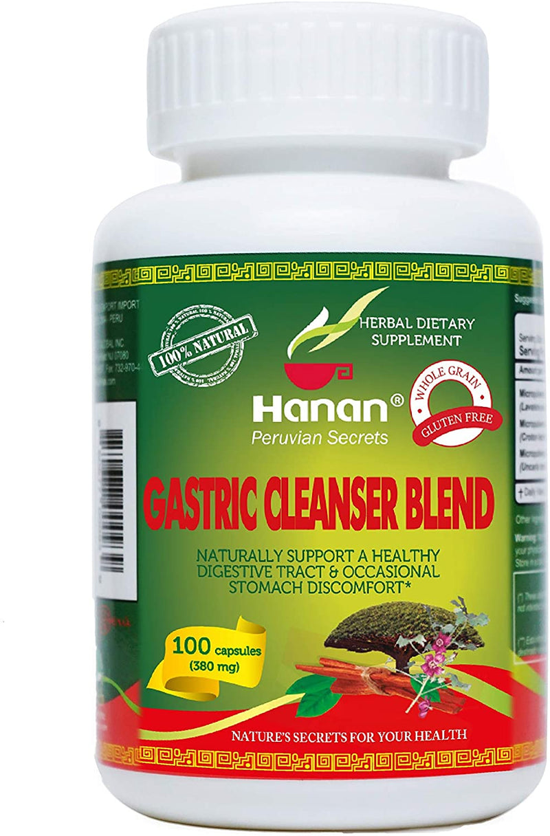 Gastrisan Gastric Cleanser Blend | 100 Capsules | Naturally Aids in Supporting Healthy Digestive Tract