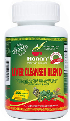 Hanan Higasan Liver Cleanser Blend | 100 Capsules | Naturally Aids in Supporting Healthy Liver Function & Healthy Cholesterol Levels