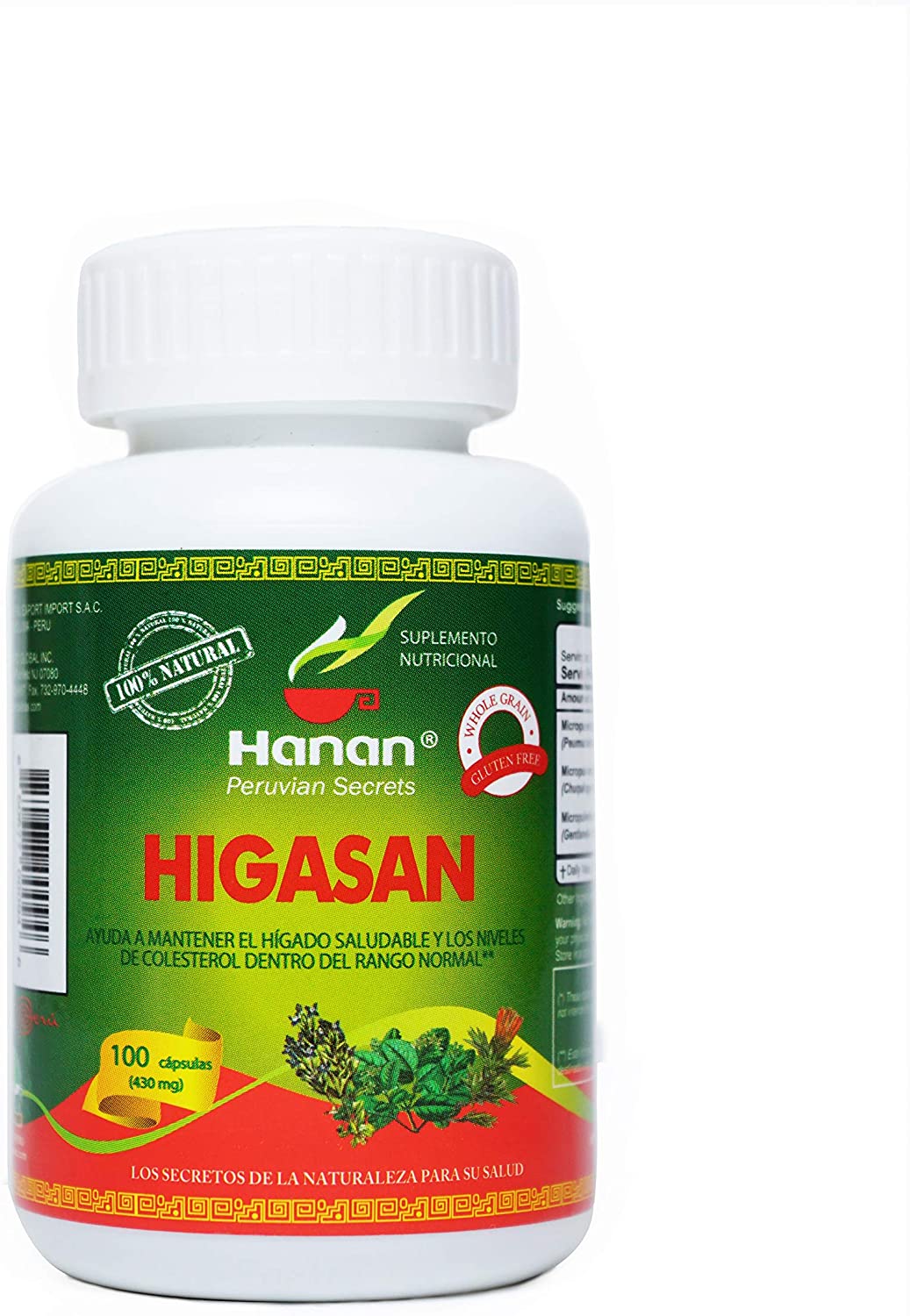 Hanan Higasan Liver Cleanser Blend | 100 Capsules | Naturally Aids in Supporting Healthy Liver Function & Healthy Cholesterol Levels