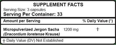 Jergon Sacha | 100 Capsules | Naturally Aids in Supporting Healthy Respiratory Functions and Immune Support