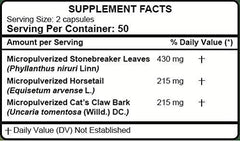 Rinosan Kidney Cleanser Blend | 100 Capsules | Naturally Aids in Supporting Healthy Kidney and Urinary Tract Function