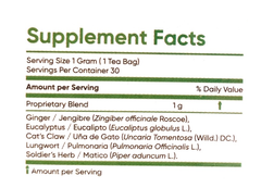 GRIPALFIT Natural Respiratory Care Herbal Tea ( 30 Teabags ) Unique selection of Eucalyptus and more.