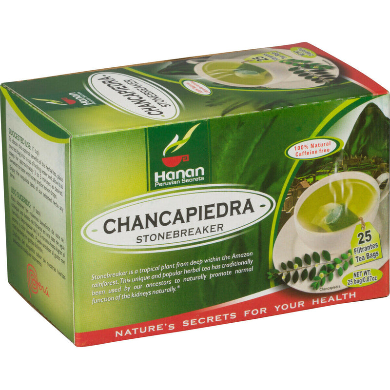 Chanca Piedra Tea (Stonebreaker) - 25 Teabags - for Kidney and Urinary Health