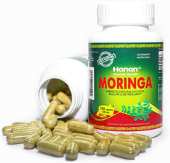 Pure Moringa Superfood Powder Capsules 100 ct - Moringa oleifera from Peru