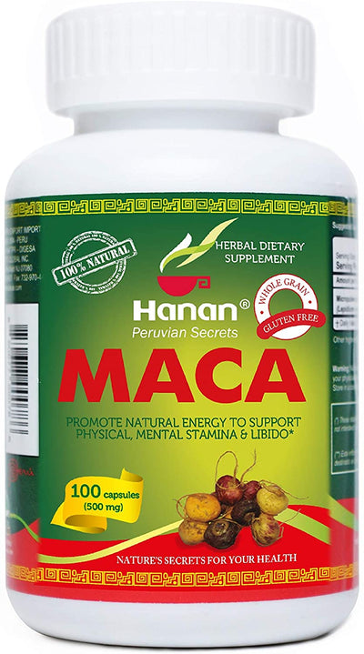 Mighty Maca Roots: Organic Herbal Capsules for Vitality and Hormonal Balance