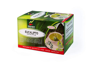 Eucalyptus Leaves Natural Tea (25 Tea Bags ) Alleviate Seasonal Respiratory Discomfort