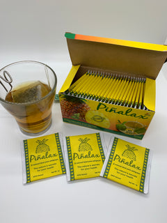 Pineapple Pinalax  Tea for Weight Loss and Detox with Artichoke, Green Tea, Yacon and Stevia - 100% Natural from Peru (30 Tea Bags)