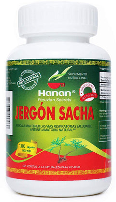 Jergon Sacha | 100 Capsules | Naturally Aids in Supporting Healthy Respiratory Functions and Immune Support